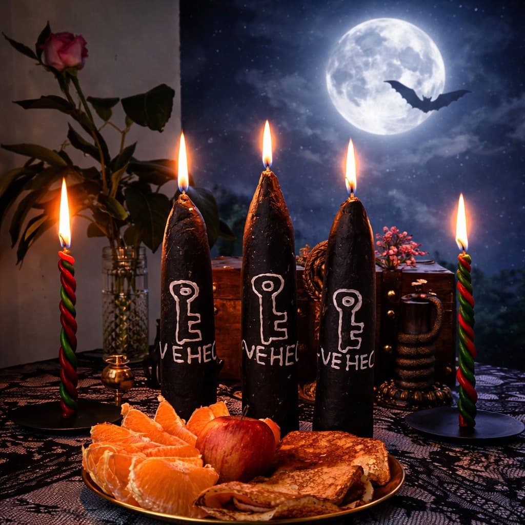 Candles Set "Hekate's Flame"
