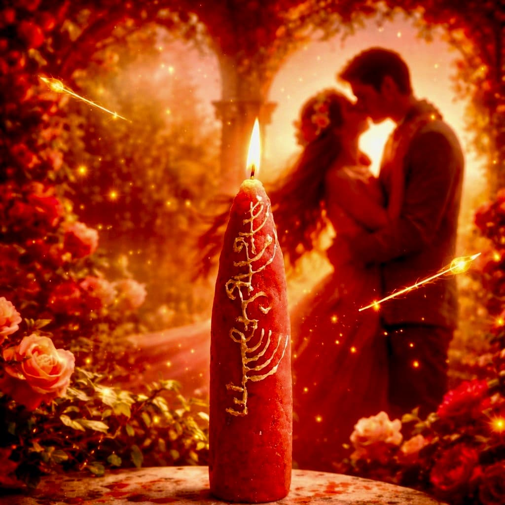 Candle “Arrow of Love”